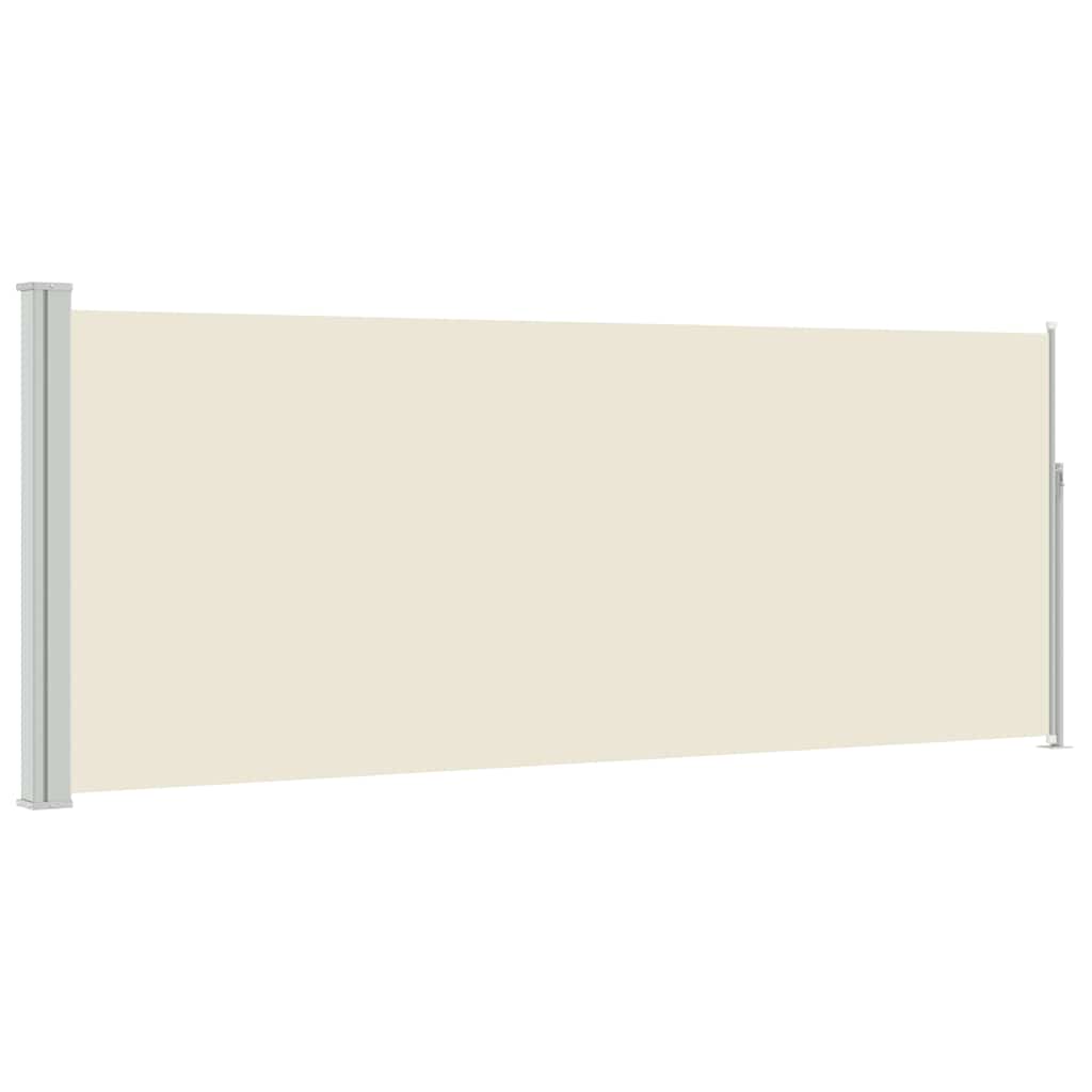 Tenda da Sole Laterale Retrattile 120 x 300 cm Crema