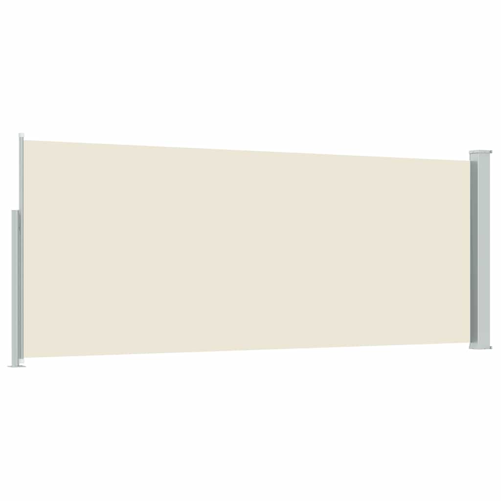Tenda da Sole Laterale Retrattile 120 x 300 cm Crema