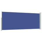 Tenda da Sole Laterale Retrattile 120 x 300 cm Blu