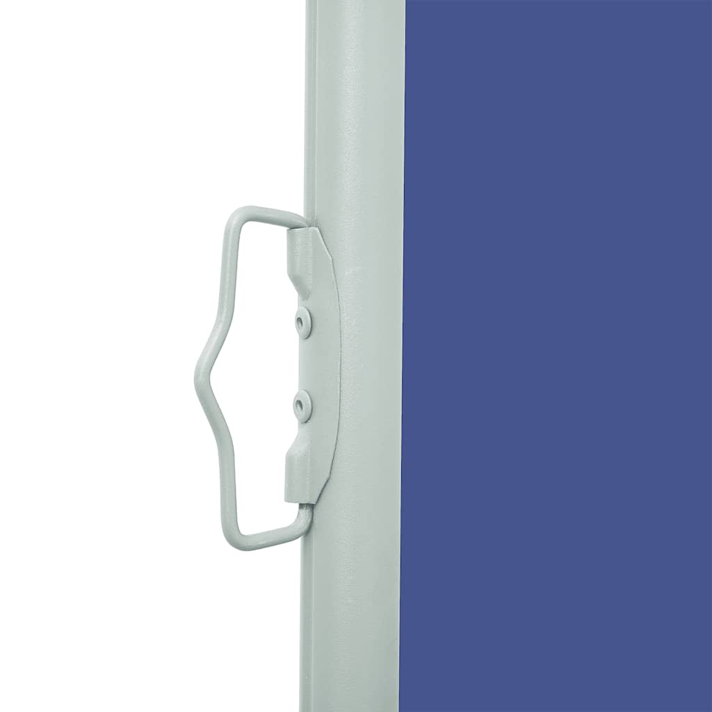 Tenda da Sole Laterale Retrattile 120 x 300 cm Blu