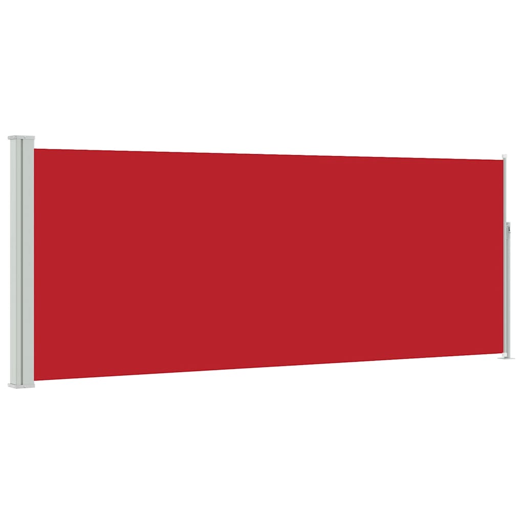Tenda da Sole Laterale Retrattile 120 x 300 cm Rossa