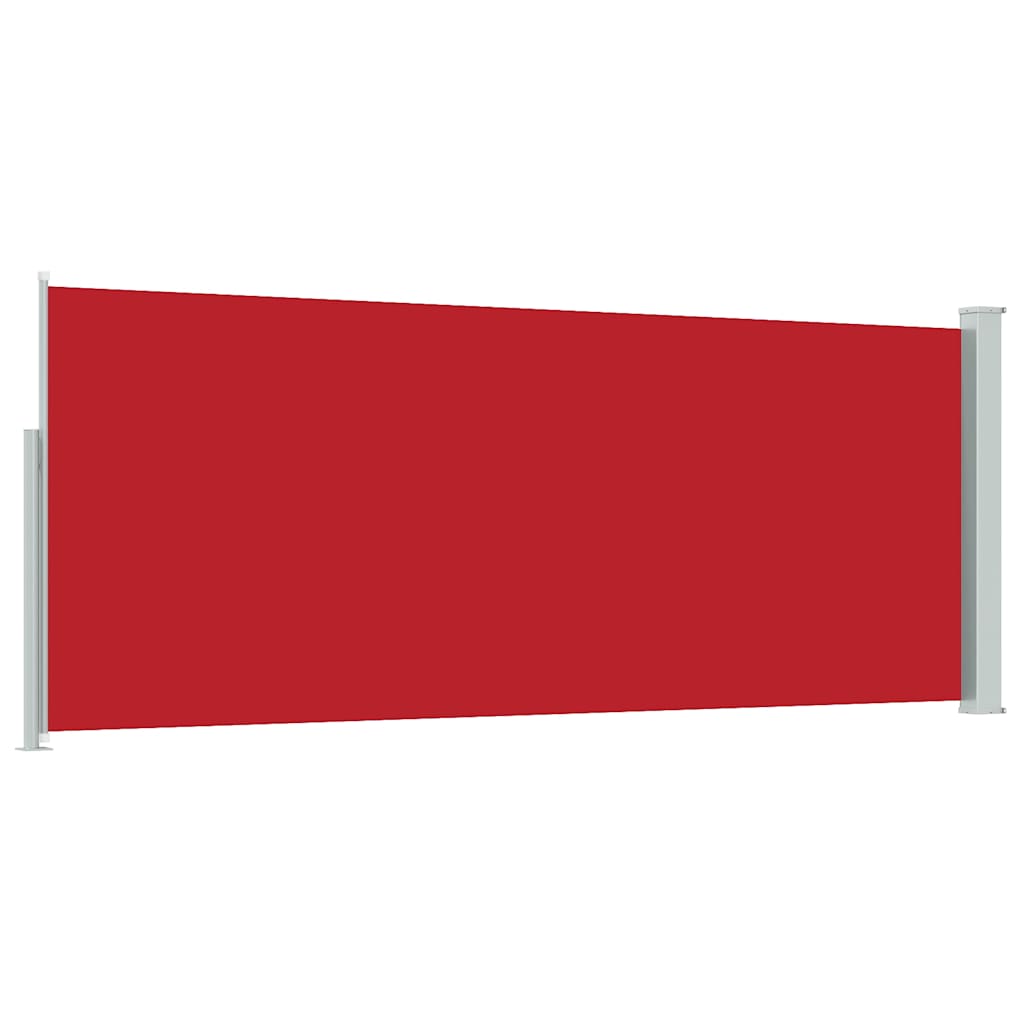 Tenda da Sole Laterale Retrattile 120 x 300 cm Rossa
