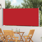 Tenda da Sole Laterale Retrattile 120 x 300 cm Rossa