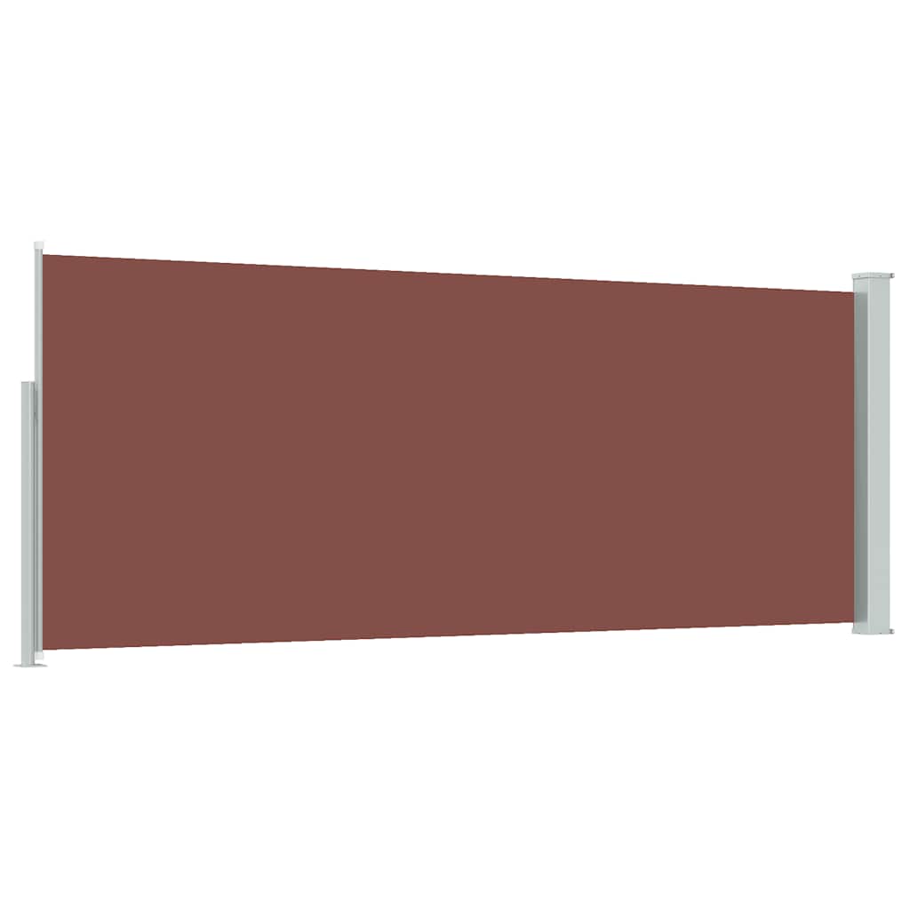 Tenda da Sole Laterale Retrattile 120 x 300 cm Marrone