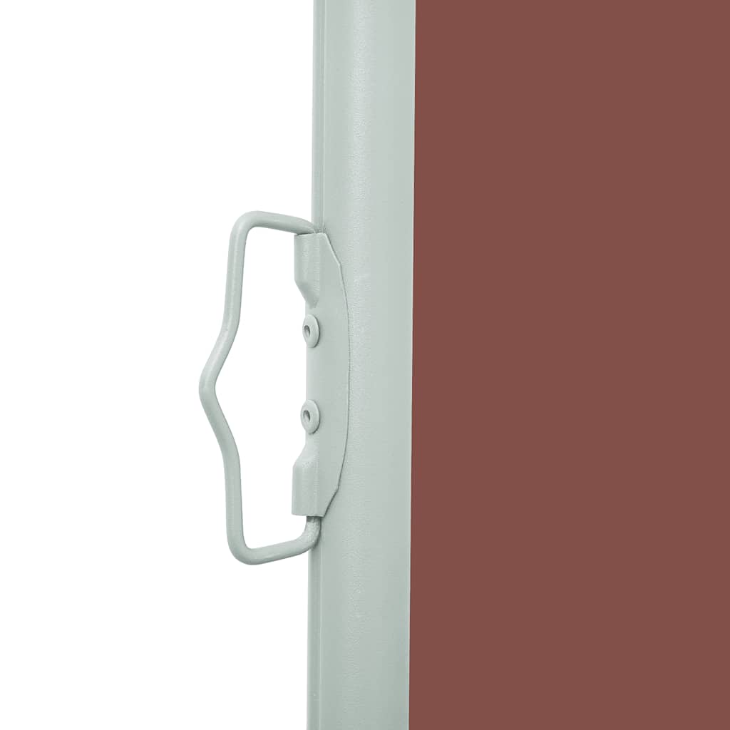 Tenda da Sole Laterale Retrattile 120 x 300 cm Marrone