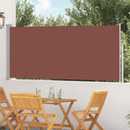 Tenda da Sole Laterale Retrattile 120 x 300 cm Marrone