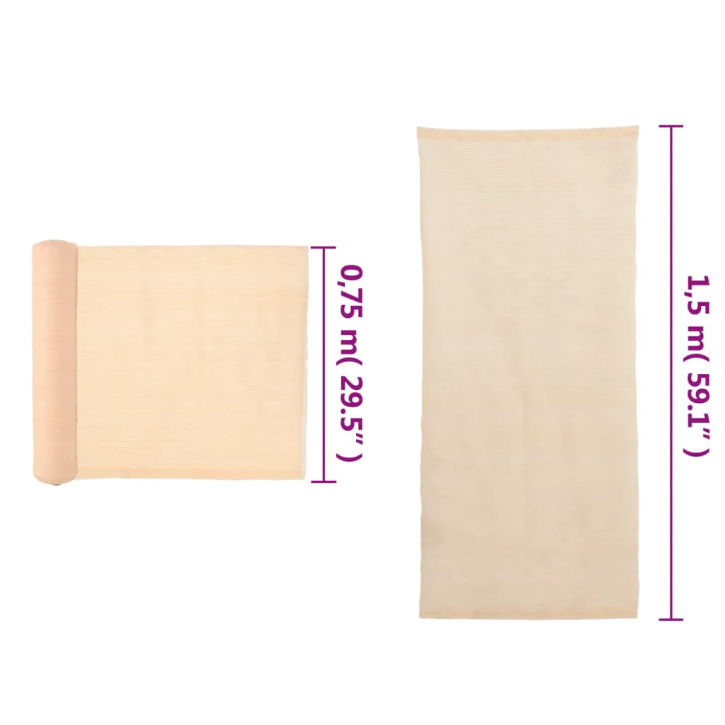 Rete per Privacy in HDPE 1,5x50 m Beige