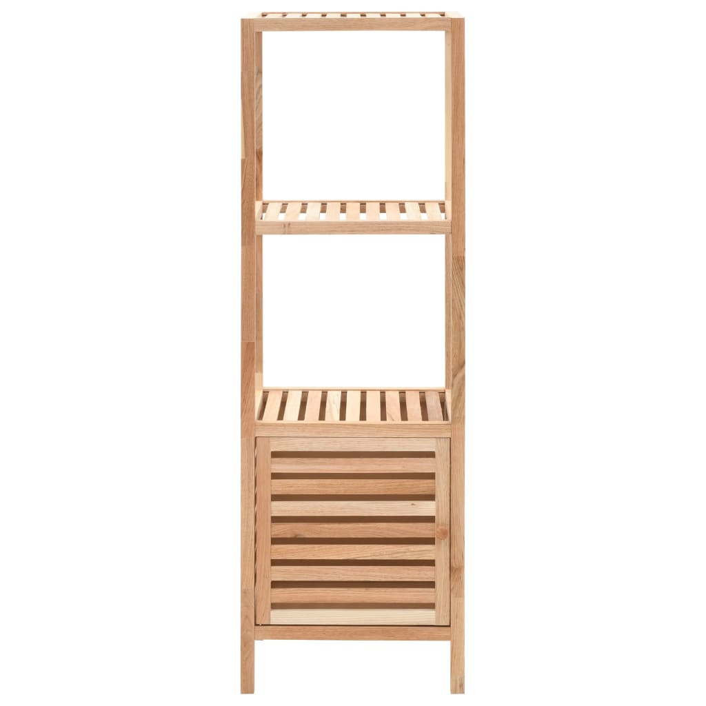 Armadietto da Bagno in Legno Massello di Noce 39,5x35,5x123 cm