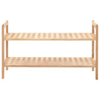 Scarpiera in Legno Massello di Noce 69x26x40 cm