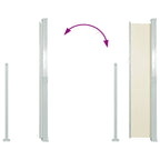 Tenda da Sole Laterale Retrattile 160 x 500 cm Crema