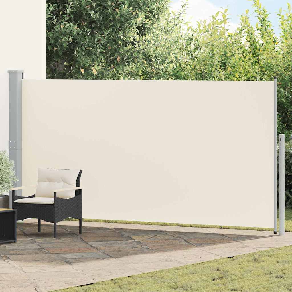 Tenda da Sole Laterale Retrattile 160 x 500 cm Crema
