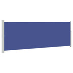 Tenda da Sole Laterale Retrattile 160 x 500 cm Blu