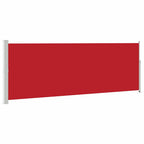 Tenda da Sole Laterale Retrattile 160 x 500 cm Rossa