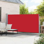 Tenda da Sole Laterale Retrattile 160 x 500 cm Rossa