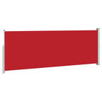 Tenda da Sole Laterale Retrattile 160 x 500 cm Rossa