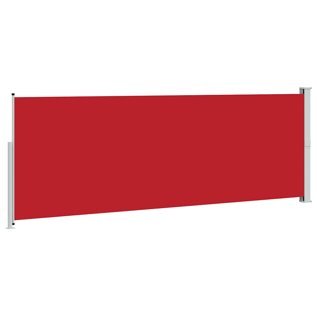 Tenda da Sole Laterale Retrattile 160 x 500 cm Rossa
