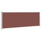 Tenda da Sole Laterale Retrattile 160 x 500 cm Marrone