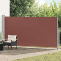 Tenda da Sole Laterale Retrattile 160 x 500 cm Marrone