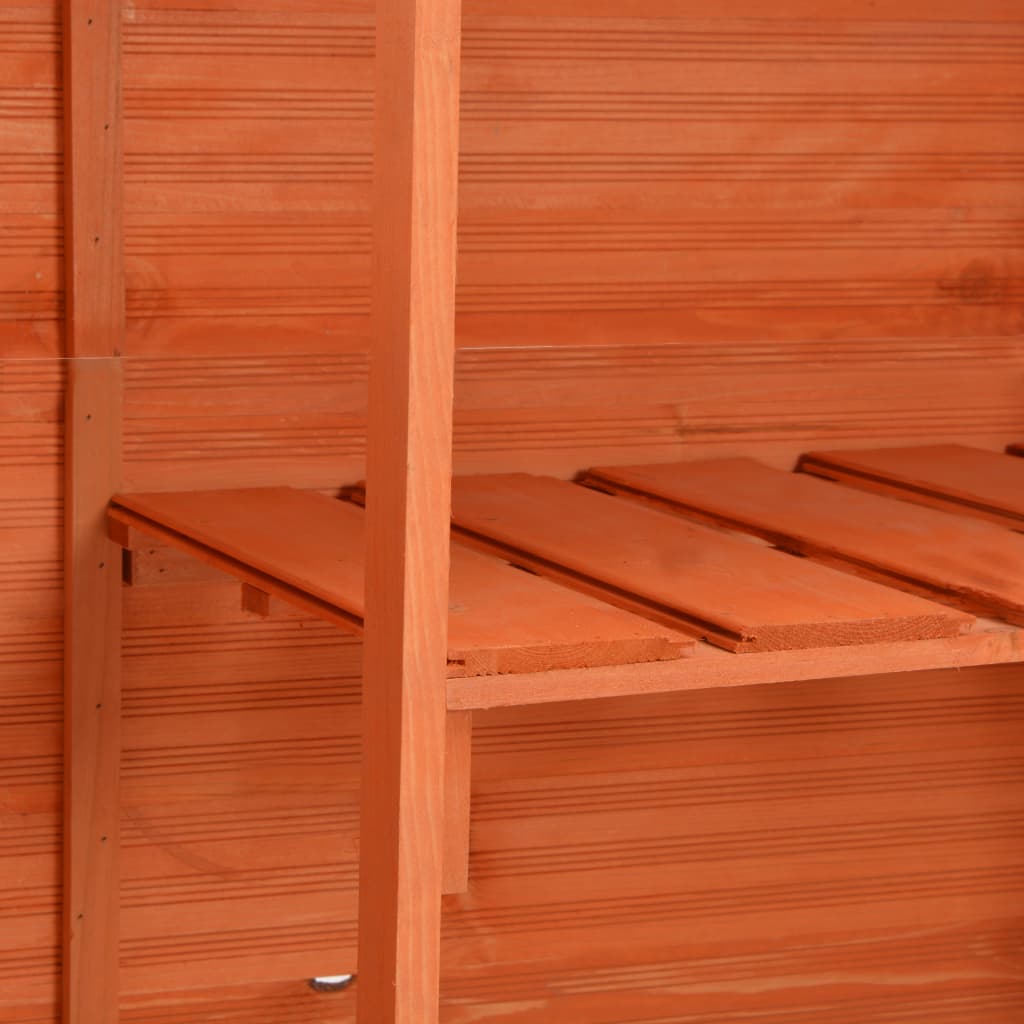 Capanno per Attrezzi in Legno 128x42x91 cm