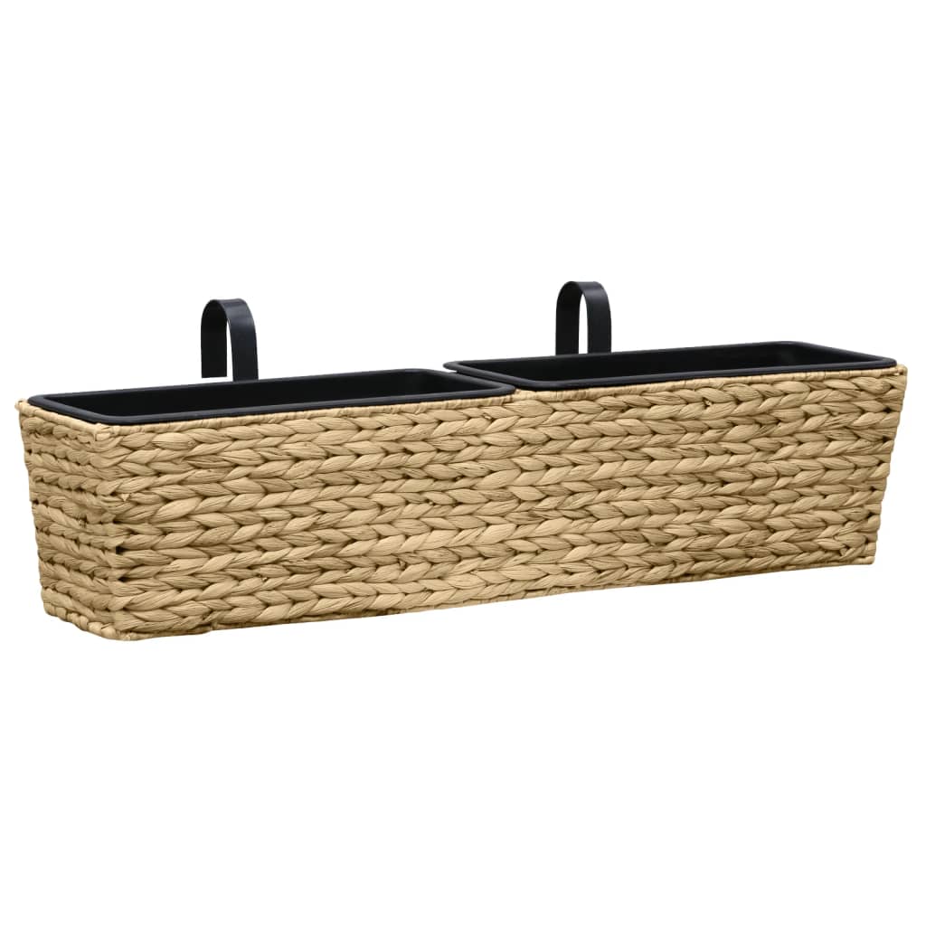 Fioriere 2 pz in Giacinto Intrecciato