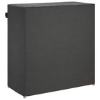 Scarpiera con Rivestimento Grigia 79x40x80 cm in Tessuto