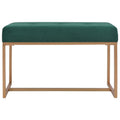 Panca 80 cm in Velluto Verde