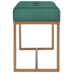 Panca 80 cm in Velluto Verde
