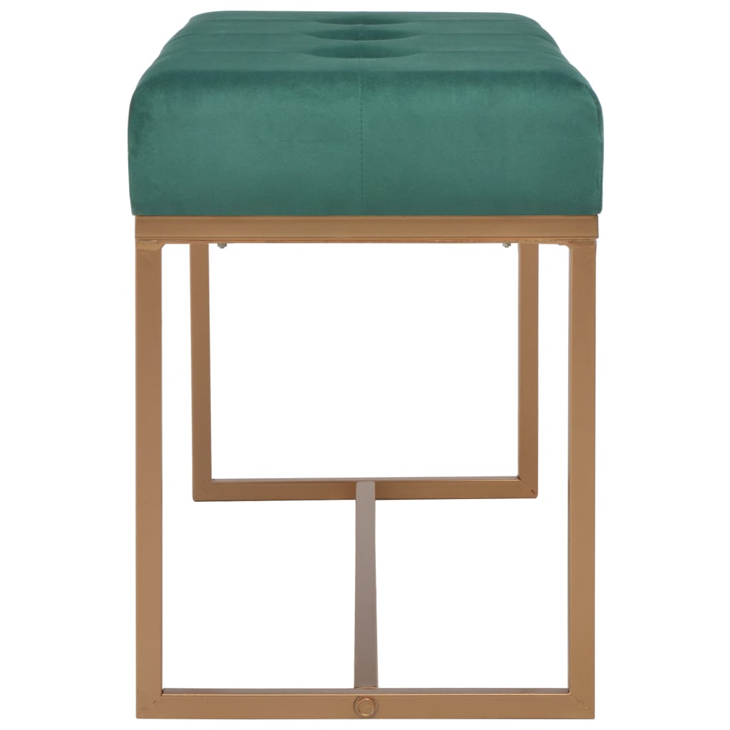 Panca 80 cm in Velluto Verde