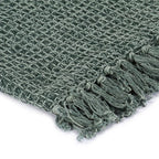 Copriletto in Cotone 160x210 cm Verde Scuro
