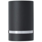 Lampade da Parete da Esterno 2 pz 35 W Nere Semicircolari