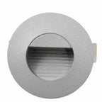 Lampade da Parete da Esterno a LED 6 pz 2 W Argento Rotonde