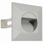 Lampade da Parete da Esterno a LED 6 pz 2 W Argento Quadrate