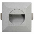 Lampade da Parete da Esterno a LED 6 pz 2 W Argento Quadrate