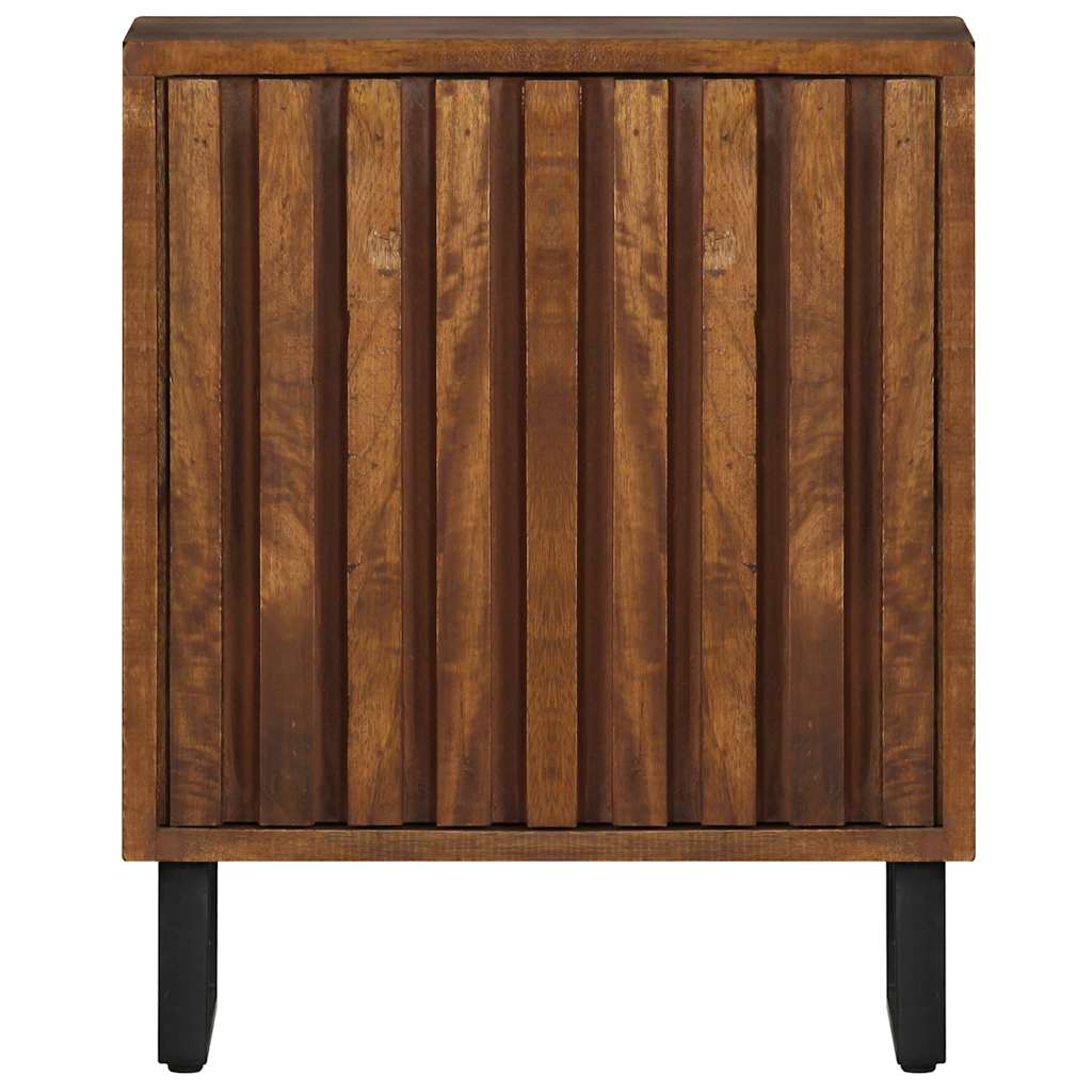Comodino 40x30x50 cm in Legno Massello di Mango