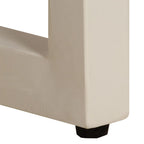 Tavolino da Salotto 100x50x35 cm Legno Massello Mango e Acciaio