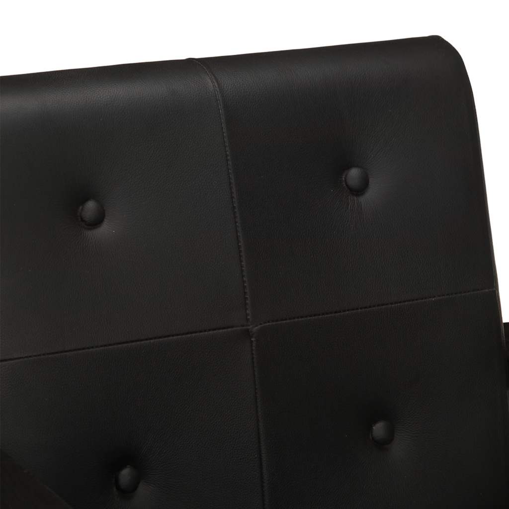 Poltrona Nera in Vera Pelle