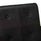 Poltrona Nera in Vera Pelle