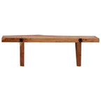 Mensole 2 pz 60x20x18 cm in Legno Massello di Acacia