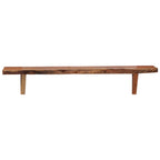 Mensole 2 pz 90x20x18 cm in Legno Massello di Acacia