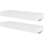 Mensole a Parete 4 pz Bianche 40 cm