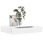 Mensole con Cassetti 2 pz Bianco 48 cm