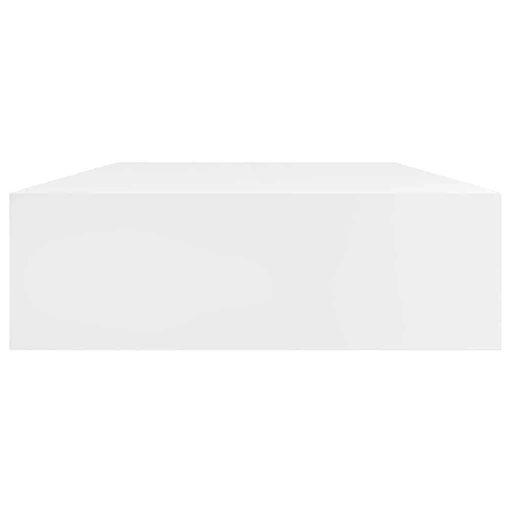 Mensole con Cassetti 2 pz Bianco 80 cm