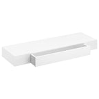 Mensole con Cassetti 2 pz Bianco 80 cm