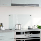 Paraschizzi per Cucina Trasparente 70x40 cm in Vetro Temperato