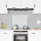 Paraschizzi per Cucina Trasparente 70x60 cm in Vetro Temperato