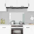 Paraschizzi per Cucina Trasparente 80x60 cm in Vetro Temperato