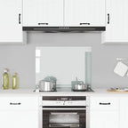 Paraschizzi per Cucina Trasparente 80x60 cm in Vetro Temperato