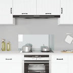 Paraschizzi per Cucina Trasparente 90x40 cm in Vetro Temperato