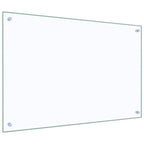 Paraschizzi per Cucina Trasparente 90x60 cm in Vetro Temperato