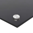 Paraschizzi per Cucina Nero 80x40 cm in Vetro Temperato